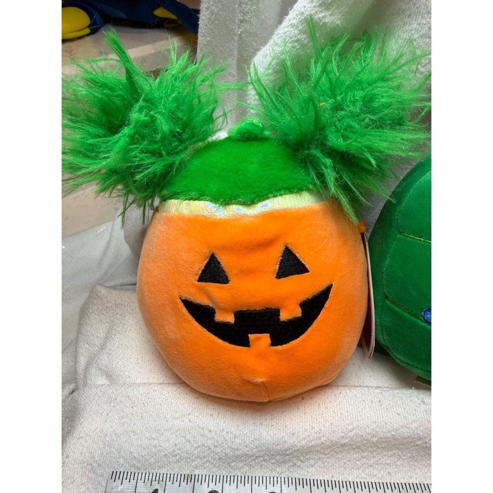 Squishmallows 5 Inch Holiday Bundle Paige Pumpkin and Carol Christmas Tree Plush - Picture 2 of 16